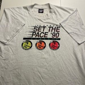 Vintage 90’s single stitch Pacer Test T-Shirt
